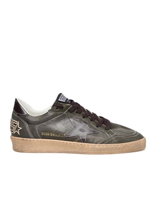 ballstar nappa leather star Dark Green Black Golden Goose | GMF00117.F008725.36105DARK GREEN/BLACK